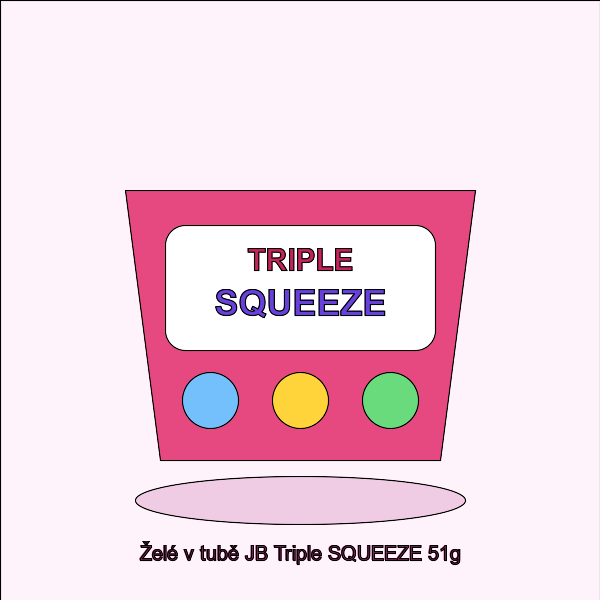 Želé v tubě JB Triple SQUEEZE 51g