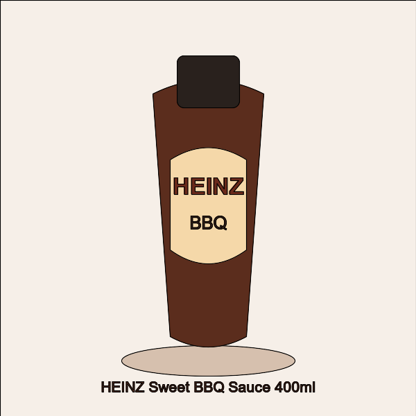 HEINZ omáčka TD 400ml Sweet BBQ Sauce